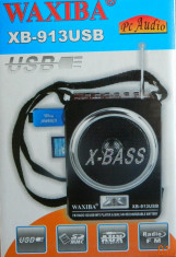 Radio portabil Waxiba XB-913USB Redare MP3(USB/SD) foto