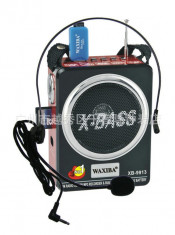 Radio portabil Waxiba XB-9913 Redare MP3(USB/SD) si Inregistrare Vocala foto