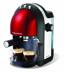 Espressor Morphy Richards Meno 47586 - Rosu - 36% Reducere - Pret Redus de la 550 RON foto