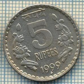 2835 MONEDA - INDIA - 5 RUPEES - anul 1999 -starea care se vede foto