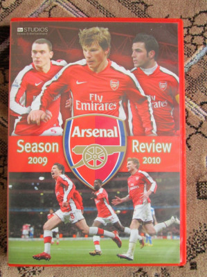 ARSENAL - sezonul fotbalistic 2009-2010 - DVD original din Anglia - CA NOU!!! foto
