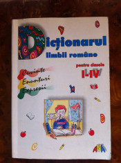 Dictionarul Limbii Romane pentru clasele I-IV editura ANA, 2000 foto