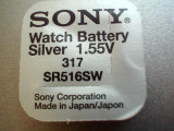 baterie ceas Sony, cu argint 317-SR516SW, dar si celelalte numere.