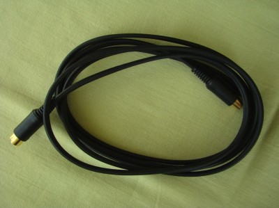 Cablu Super Video (S-VHS) ROSS 1,8 metri mufe aurite - NOU foto