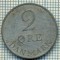 2917 MONEDA - DANEMARCA - 2 ORE - anul 1956 -starea care se vede