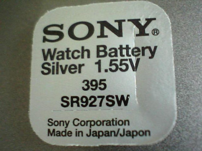 baterie ceas Sony, cu argint AG7-LR926-399-395-SR927SW, dar si celelalte numere. foto