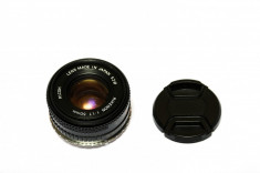 Obiectiv Ricoh RIKENON 1:1.7 50 mm montura pentax , adaptor canon EOS sau sony nex inclus foto