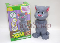 Super MOTANUL TALKING TOM - Vorbeste, repeta, reactioneaza la atingeri, are lumini si sunete haioase foto