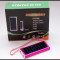 Incarcator solar pentru telefoane mobile, cu baterie de rezerva - 1500mA (USB si mini USB)