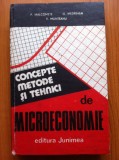 CONCEPTE, METODE SI TEHNICI DE MICROECONOMIE - MALCOMETE, Medrihan, Munteanu, Alta editura