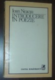 IOAN NEACSU - INTRODUCERE IN POEZIE / POETI DESPRE POEZIE / BACOVIANA (1983)