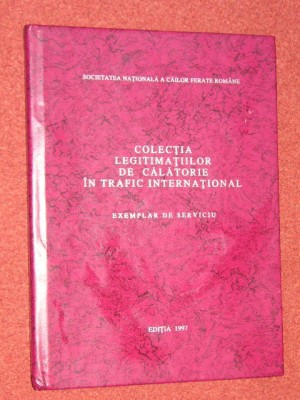 Colectia legitimatiilor de calatorie in trafic international foto