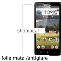 2X FOLIE/FOLII PROTECTIE ECRAN ANTIGLARE /MATA - LENOVO P780 (SET 2 BUC) FOLIE ANTIAMPRENTA+ LAVETA foto