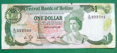 Belize 1 Dollar 1986 foto