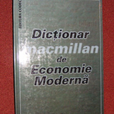 Dictionar Macmillan de Economie Moderna
