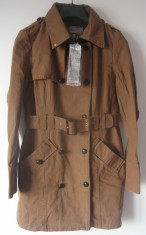 Trench/pardesiu/geaca dama firma BWNY Jeans, marime 40/L, nou cu eticheta, bumbac 100% foto