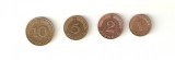 GERMANIA - LOT 4 MONEDE / 1990-2000