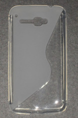 Husa silicon TPU, transparenta, Alcatel OT-5035D X&amp;#039;Pop, model S-LINE foto