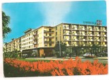 Carte postala(marca fixa)-PITESTI-Hotelul, Circulata, Printata