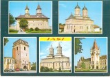 CPI (B3103) IASI. MOZAIC. MANASTIRILE GALATA, CETATUIA, TURNUL GOLIA, BISERICA TREI IERARHI, PALATUL CULTURII, EDITURA OSETCM, NECIRCULATA