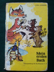 Carte copii - Mein erstes buch/ Prima mea carte ( pentru clasele 2 - 4 ) - 1975 foto