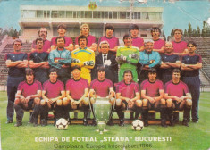 Poza imagine Steaua Bucuresti cu semnaturile jucatorilor foto