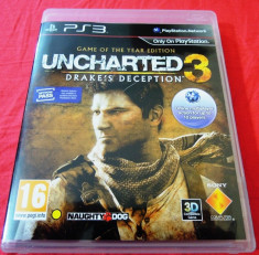 Uncharted 3 GOTY Edition, exclusiv PS3, original, 49.99 lei(gamestore)! Alte sute de jocuri! foto