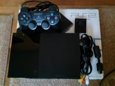 vand ps2 ,playstation 2 slim,seria SCPH 90004,stare perfecta foto