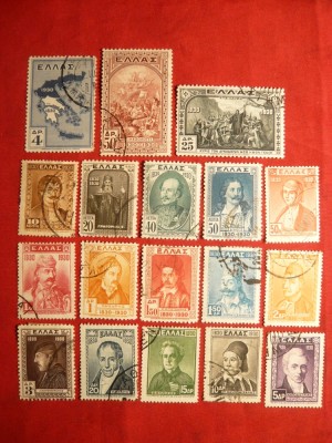 Serie 100 Ani Independenta Greciei 1930 ,18 val. stamp.-Grecia foto