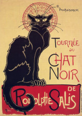 102.Poster - TOURNEE du CHAT NOIR 60,96x91,44 foto