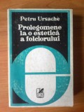 s3 Prolegomene la o estetica a folclorului - Petru Ursache