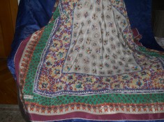 Splendid batic matase, turcesc foto