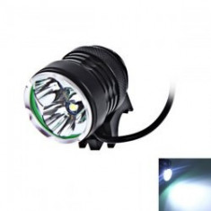 Far lanterna bicicleta CREE XM-L T6 3 LED 3800 Lumeni foto