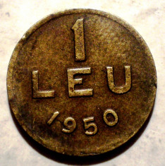 1.358 ROMANIA RPR 1 LEU 1950 foto