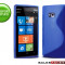 HUSA NOKIA LUMIA 900 SILICON GEL TPU S-LINE ALBASTRA - TRANSPORT GRATUIT!