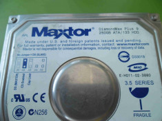 HDD 250GB Maxtor DiamondMax Plus 9 ATA IDE - DEFECT foto