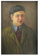 Partog Vartanian (1898-1954) - &amp;quot;Autoportret cu basc&amp;quot; foto