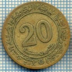 3100 MONEDA - ALGERIA - 20 CENTIMES - anul 1972 -starea care se vede