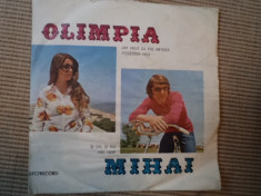 olimpia panciu mihai constantinescu disc single vinyl muzica pop usoara slagare foto