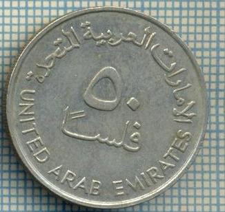 3239 MONEDA - EMIRATELE ARABE UNITE - 50 FILS - anul 1982 (1402) ? -starea care se vede foto