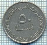 3242 MONEDA - EMIRATELE ARABE UNITE - 50 FILS - anul 1988 (1408) ? -starea care se vede