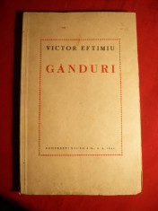 Victor Eftimiu - Ganduri - Prima Ed. 1940 foto