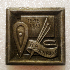 I.433 INSIGNA RUSIA URSS PICTOR VIKTOR VASNETOV VANETSOV 1848 1973 25/25mm
