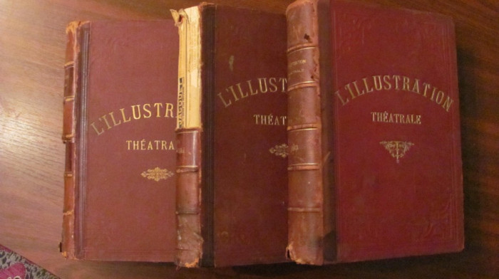 L&#039;illustration Theatrale / 2 volume (1908 &amp; 11) / limba franceza / 1913 nu mai e