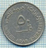 3243 MONEDA - EMIRATELE ARABE UNITE - 50 FILS - anul 1984 (1404) ? -starea care se vede