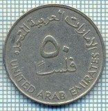 3243 MONEDA - EMIRATELE ARABE UNITE - 50 FILS - anul 1984 (1404) ? -starea care se vede