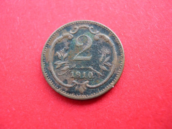 Austria 2 heller 1910