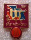 I.322 INSIGNA CEHOSLOVACIA AUTO AUTOCAMION TATRA 80 ANI 26/36mm, Europa