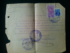 Document fiscalizat - 1938 foto