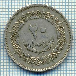 3158 MONEDA - LIBYA - 20 DIRHAMS - anul 1975(1395) ? -starea care se vede foto